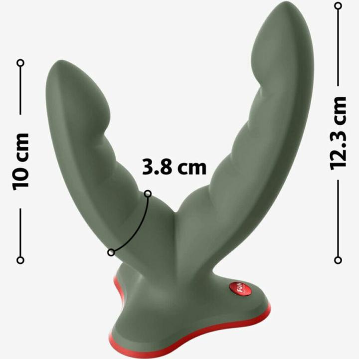 Produktbild Fun Factory - Ryde Double Dildo & Massager Green
