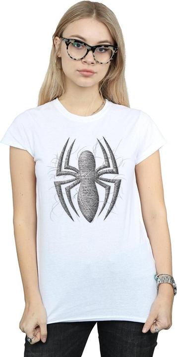 Produktbild SpiderMan Web Logo TShirt (L)