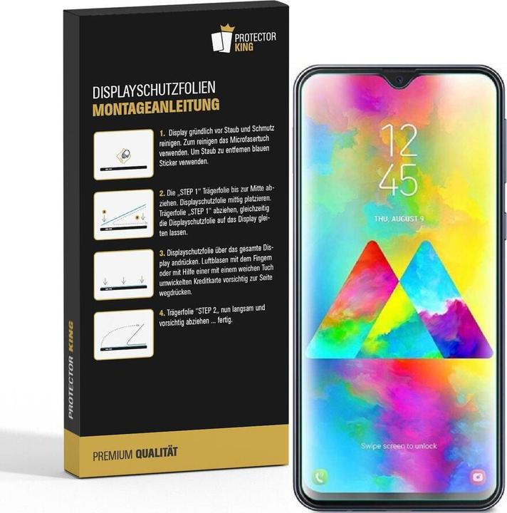 Actual product image Protectorking 6x Premium screen protector 3D CLEAR (6 Piece, Samsung Galaxy M20)