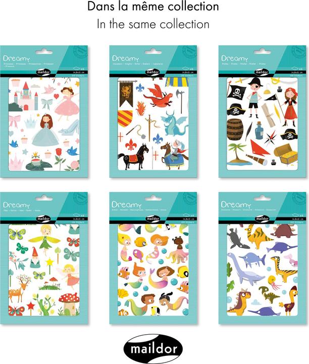 Image du produit Maildor Dreamy, Sach 6 pl 14,8x21cm, Sirènes -