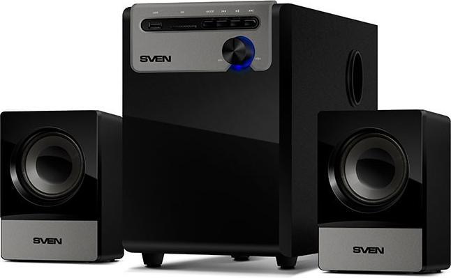 Actual product image Sven Speakers MS-110, black (10W, USB / SD), SV-014056 (1 pcs., 10 W)