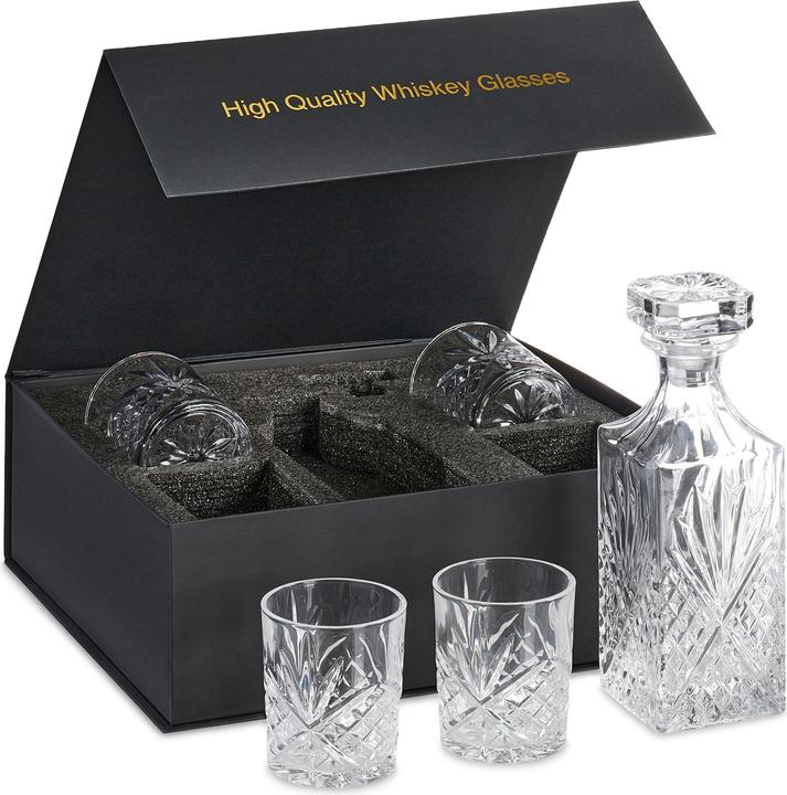 Produktbild Relaxdays 5-tlg. Whisky-Set (3.10 dl, 1 x, Whiskygläser)