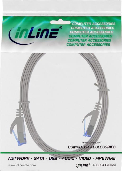 Actual product image InLine Patch cable RJ-45 (M) to RJ-45 (M) (U/FTP, CAT6a, 1.50 m)
