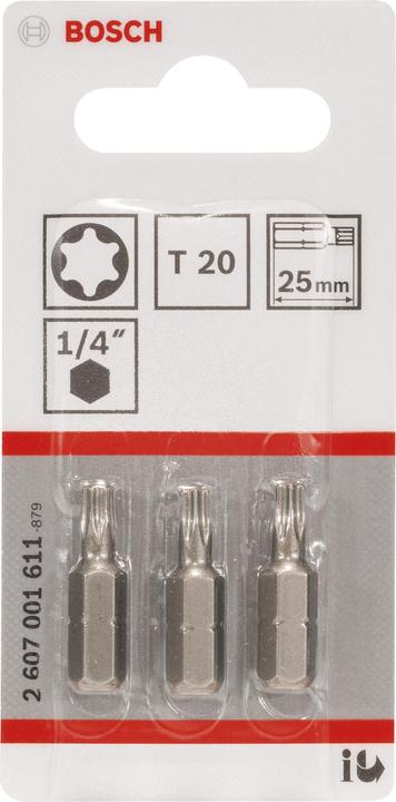 Immagine prodotto Bosch Professional Zubehör Torx-Bit T 20 Accessori extr (T 20)