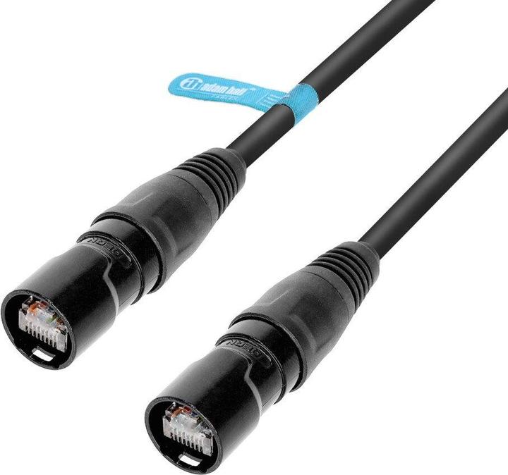 Produktbild Adam Hall 4 STAR ECON CAT6A IP65 5m - Netzwerkkabel | Cat.6a (S/FTP) Rean® Z-Series IP65 RJ-45 | 5 m (5 m)