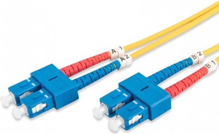 Produktbild Digitus LWL Patchkabel SC zu SC OS2 Singlemode 09/125 m Duplex, Länge 1m (CAT6, 1 m)