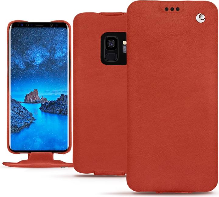 Actual product image Noreve Leather cover vertical (Samsung Galaxy S9+)