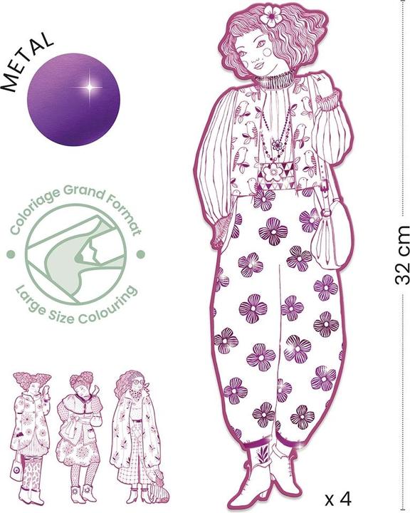 Produktbild Djeco Fashion Malfiguren - Rosemary