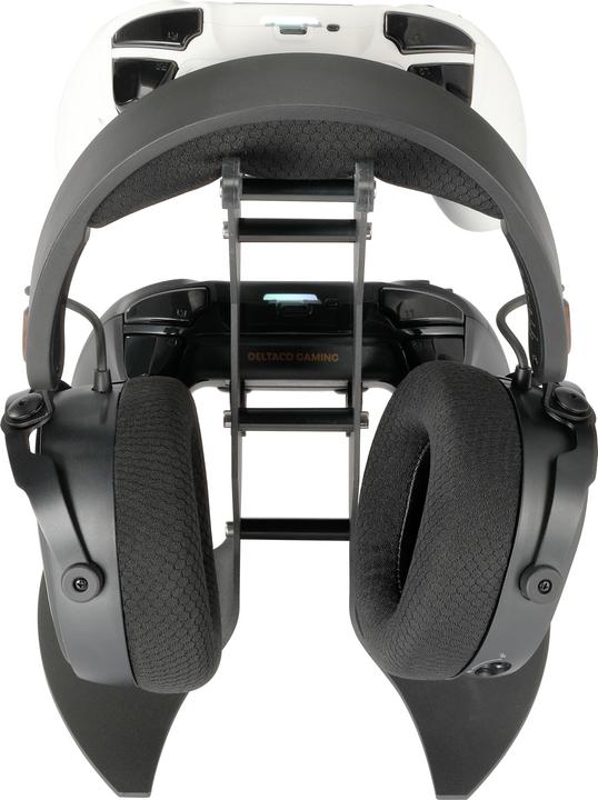 Produktbild Deltaco Gaming Dual Controller- & Headsetständer (Xbox 360, PS4 Pro, Xbox Series S, Mac, PS4, Android, iOS, PS3, Switch, PS5, Xbox One S, PC, Switch Lite, Switch OLED, Xbox Series X)