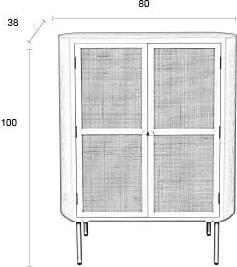 Image du produit Zuiver Amaya (38 x 80 x 100 cm)