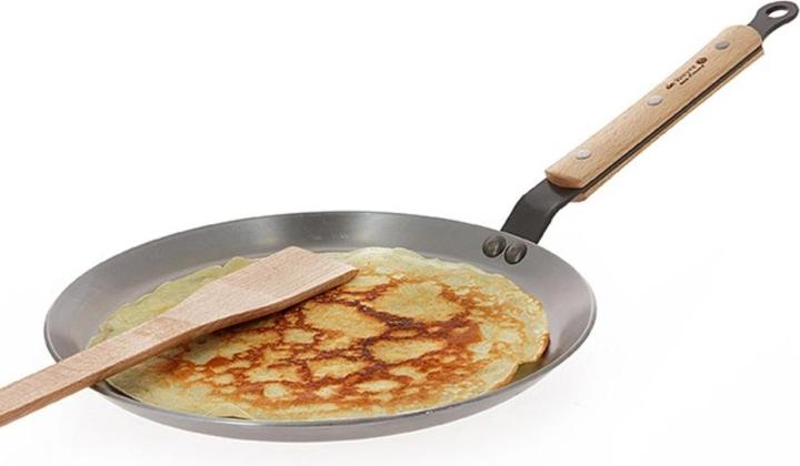 Produktbild de Buyer Crepe-Pfanne Mineral B Bois Ø 26Cm (26 cm, Bratpfanne, Edelstahl)
