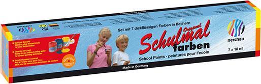 Produktbild Lacufa Lukas 108007 Schulmalfarben, 7 Farben (18ml) (7 Farben, 126 ml)