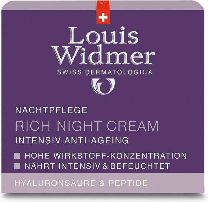 Immagine prodotto Louis Widmer Ricca crema da notte profumata (50 ml, Crema notte)