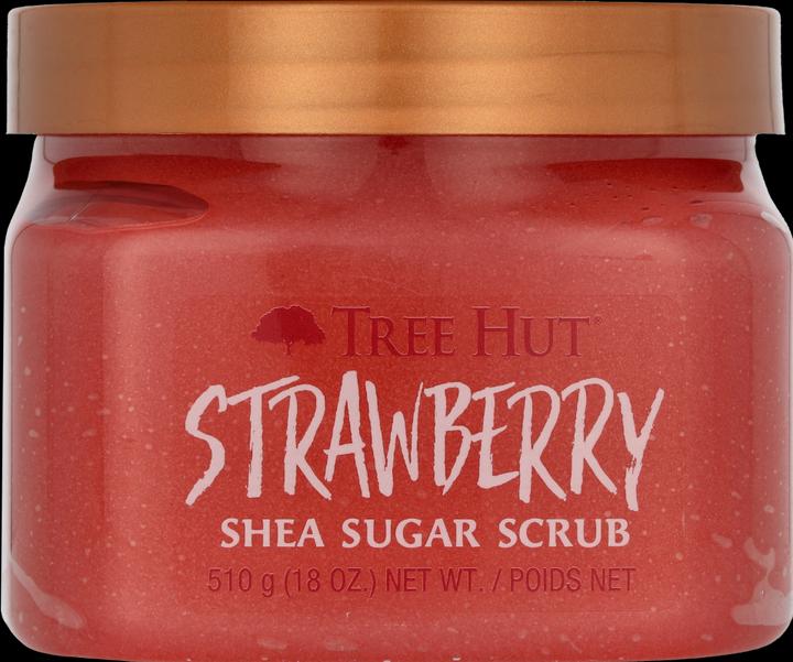 Tree Hut Shea Sugar Body Scrub Strawberry 18oz (510 ml)