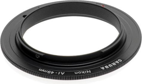 Immagine prodotto Caruba Anello di inversione Nikon AI 49 mm (Adattatori per filtri, 49 mm)