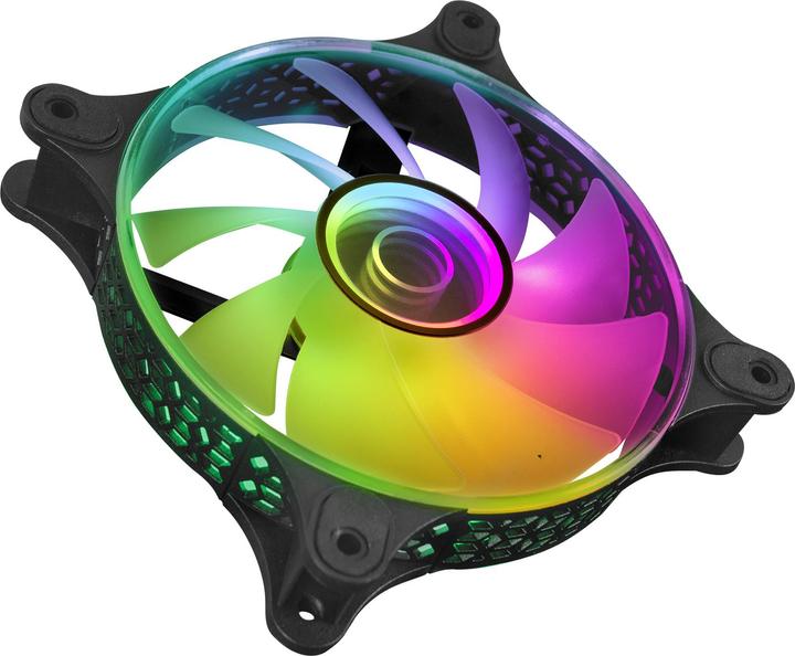 Produktbild Mars Gaming Ventilateur Boitier Mf-3d RGB - 12cm (Noir) (120 mm, 1 x)