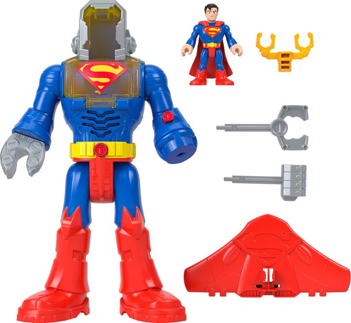 Actual product image Imaginext DC Super Friends Superman Insider in exo-suit