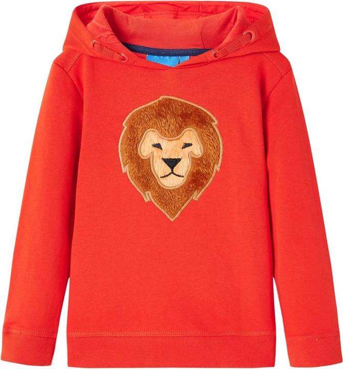 Produktbild VidaXL Kinder-Kapuzenpullover Rot 116,Material: 92 % Baumwolle. 8 (116)