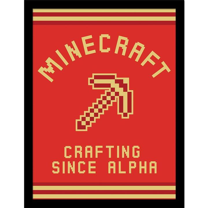 Produktbild Minecraft Gerahmtes Poster Crafting Since Alpha (40 x 30 cm)