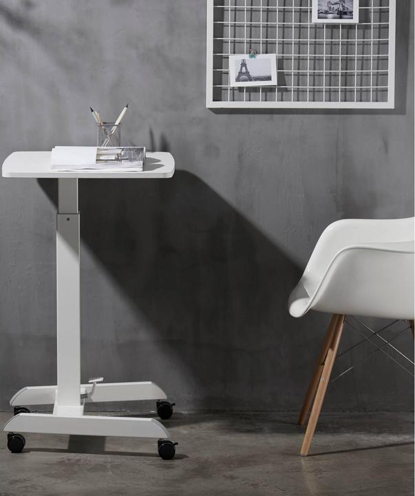 Image du produit Fromm & Starck Table pour ordinateur portable - 60 x 52 cm - 4 roulettes - Hauteur : 760 - 1 130 mm