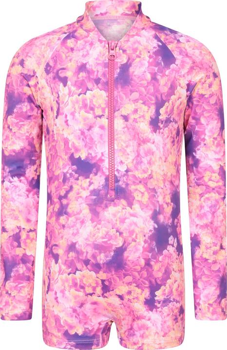 Actual product image Mountain Warehouse Childrens/Kids Mira Long-Sleeved Rash Guard Swimsuit (116)