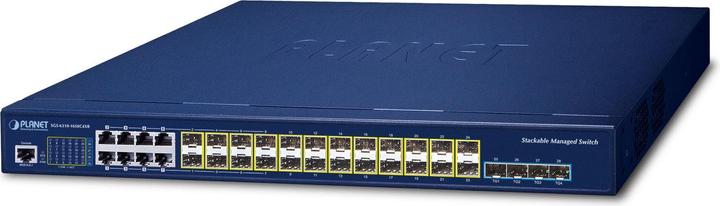 Planet L3 16*GE SFP 8*GE TP/SFP SFP+ SGS-6310-16S8C4XR (28 Ports)