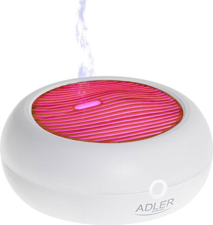 Adler AD 7969 Diffusore di aromi a ultrasuoni USB 3in1, bianco (70 ml)