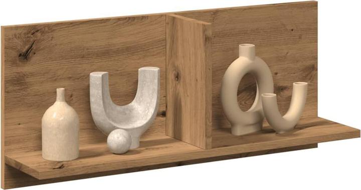 Productafbeelding VidaXL Wandplank Hangende plank Boekenplank Zwevende plank Wandplank Artisanaal eiken (70 x 16,5 x 30 cm)