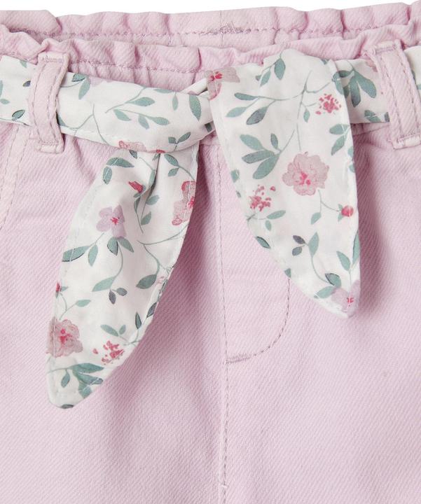 Produktbild Vertbaudet Mädchen Baby Paperbag-Shorts mit Gürtel (74)