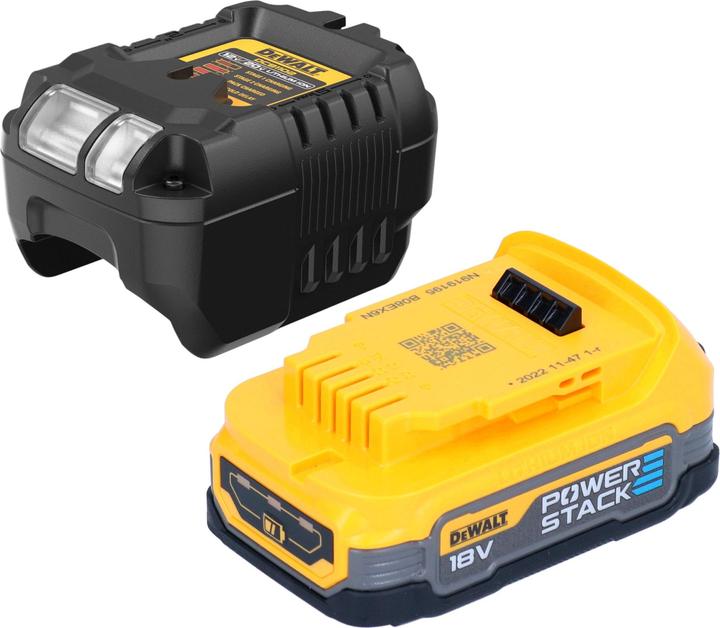 Actual product image DeWalt DCS 334 E1T Akku Pendelhub Stichsäge 18 V Brushless + 1x Powerstack Akku 1,7 Ah + Ladegerät