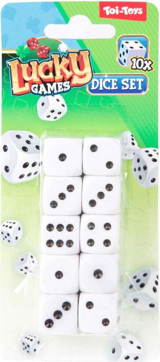 Image du produit Toi-Toys Lucky Games Würfel auf Karte, 10 Stk.