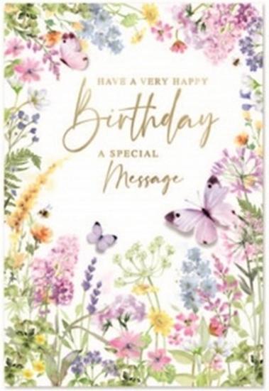 Immagine prodotto Simon Elvin A Special Message Farfalle Buon Compleanno Biglietto d'Auguri Misura Confezione 6 (6 pz.)