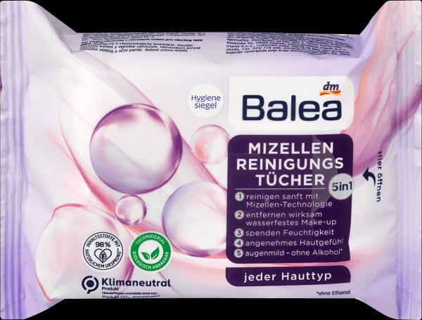 Image du produit dm Balea Lingettes nettoyantes micellaires (Chiffons de nettoyage)