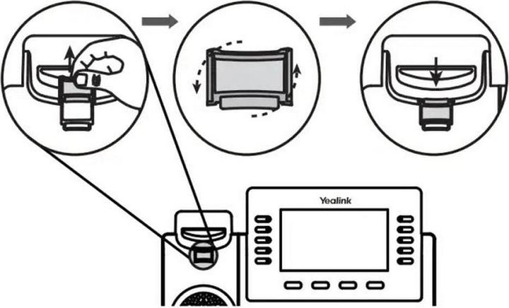 Yealink Hörerhalterung WMC-T5x zu allen T5x und MP5x Telefone
