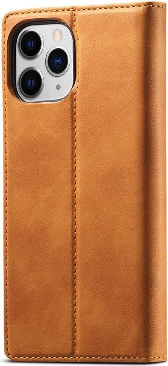 Actual product image Cover-Discount iPhone 13 Pro - Stand Flip Case Cover brown (Apple iPhone 13 Pro)