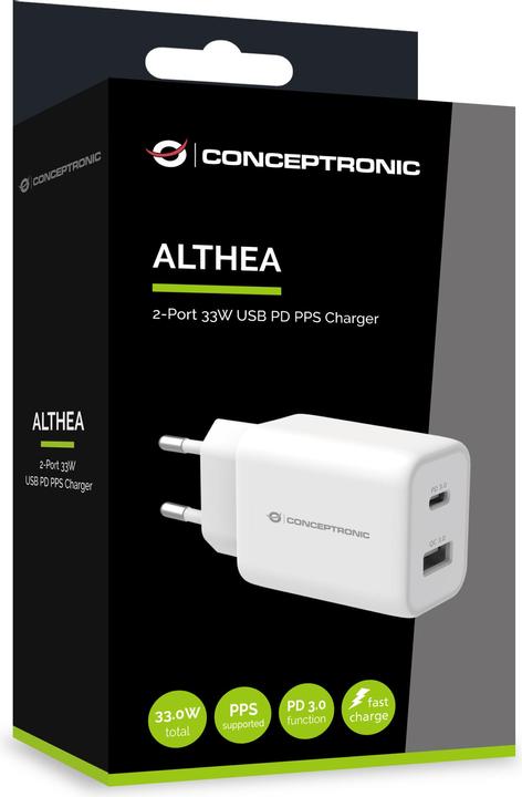 Image du produit Conceptronic ALTHEA Chargeur PD-PPS USB à 2 ports 33W (33 W)