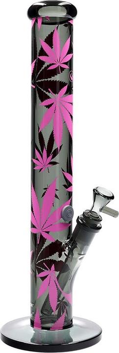 Immagine prodotto Black Leaf Bong di vetro Rosa Cannaleaf, 40 cm