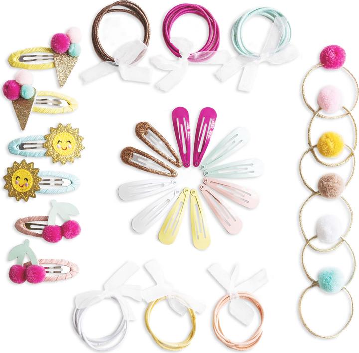 Actual product image Papierdrachen 48 Hair clips & hair ties - ice cream (Hair tie)