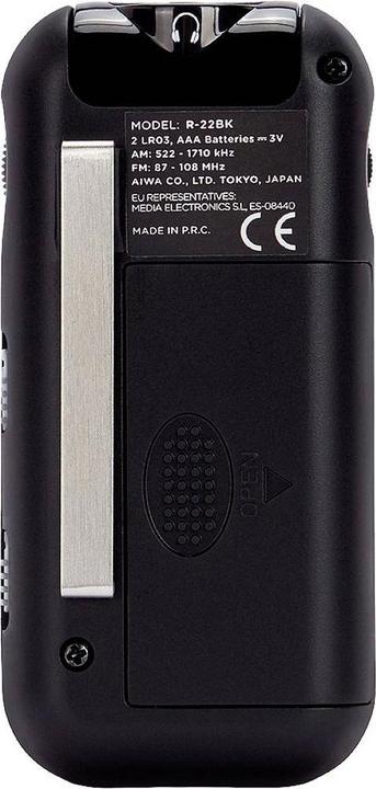 Produktbild Aiwa R-228K Taschenradio AM FM Schwarz (FM, AM)