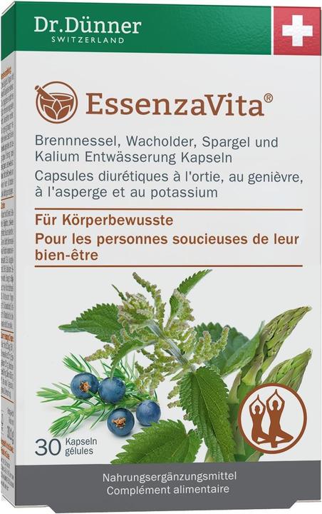 Image du produit Dr. Dünner Essenza - Capsules de drainage d'orties Essenza (1 pièce(s), Capsules, 58 g)