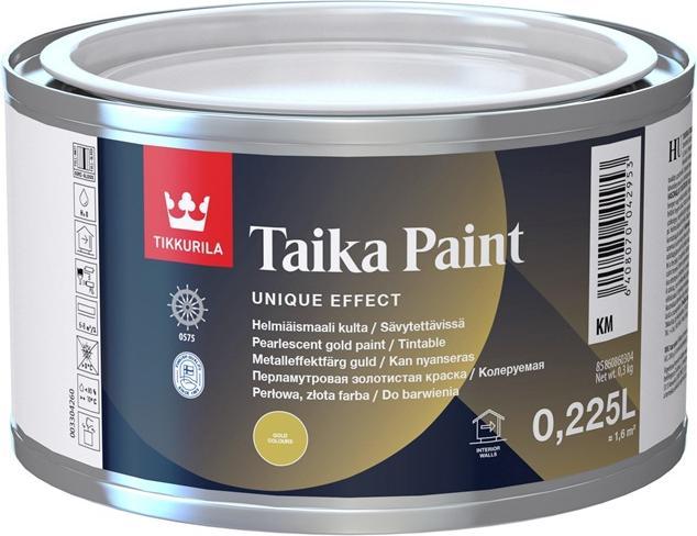 Tikkurila PAINT,OPAQUE PEARL GOLD TAIKA KM 0.225L (Pearl Gold)