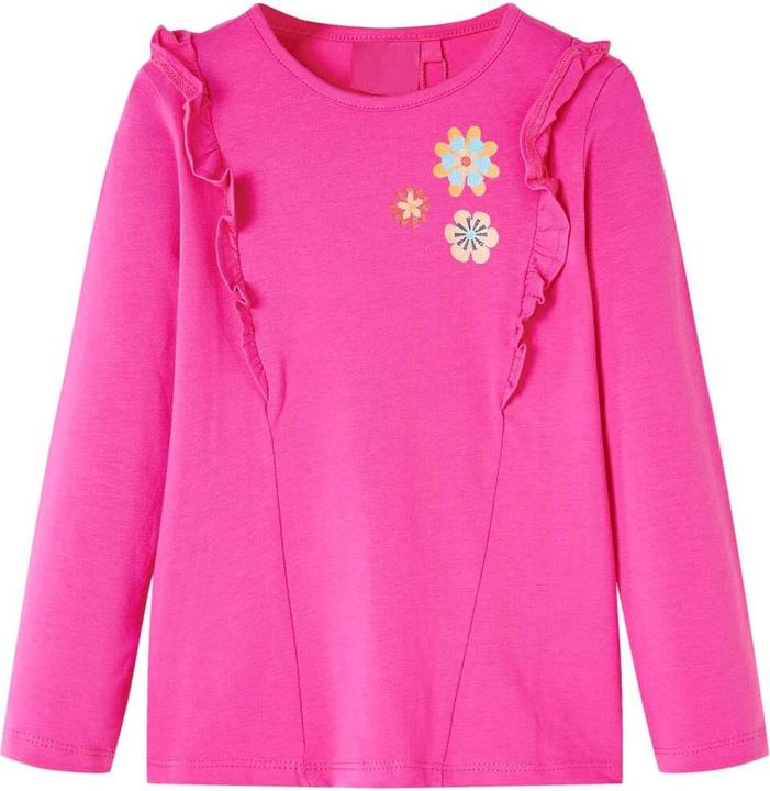 Immagine prodotto VidaXL Camicia da bambino a maniche lunghe rosa scuro 92,Materiale: 95 % cotone (92)