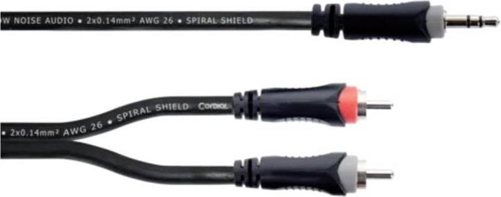 Produktbild Cordial 14856 Klinke / Cinch Audio Y-Adapter (1x Klinkenstecker 3.5 mm - 2x Cinc (3 m, 2.5mm, Cinch)