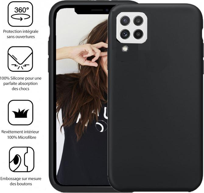 Produktbild Jaym Premium Silikonhülle, Schwarz Series (Xiaomi 12 Lite)