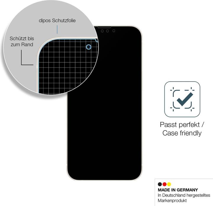 Produktbild Dipos Displayschutz Anti-Shock (1 Stück, Apple iPhone 13 Pro)