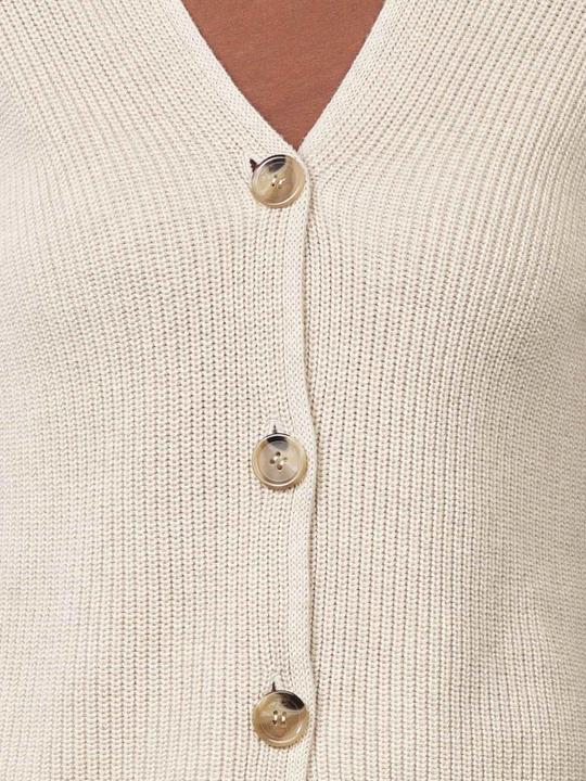 Produktbild Marc O'Polo Long Sleeve Cardigan V-Neck Sandy Melange (L)