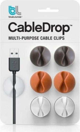 Actual product image BlueLounge CableDrop, 6 pieces