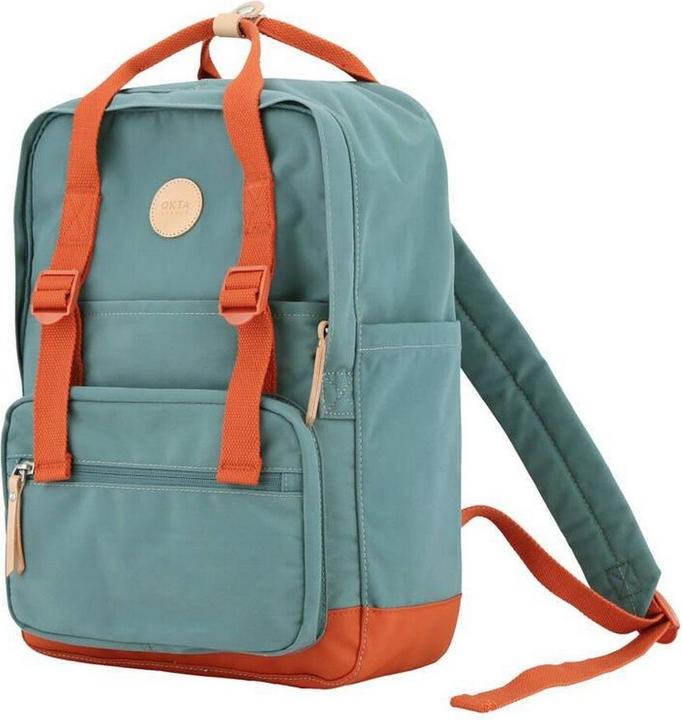 Actual product image Himawari 15" laptop backpack 1085B (turquoise) (16 l)
