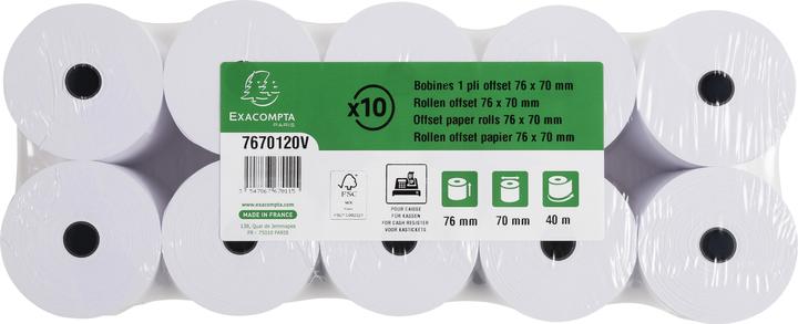 Produktbild Exacompta Kassenrolle