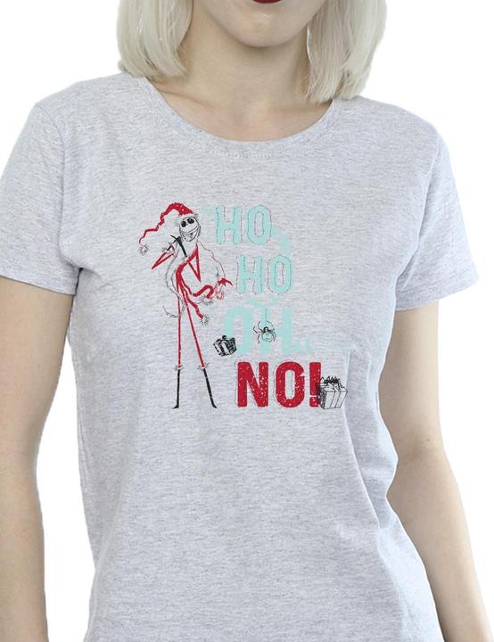 Actual product image Disney Womens/Ladies The Nightmare Before Christmas Ho Ho No Cotton T-Shirt (L)